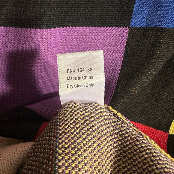 STAUD Bain Checkered Knit Top Size L - Picture 7 of 8